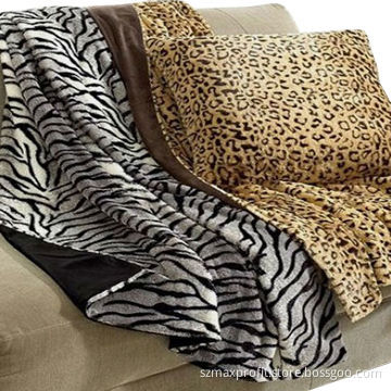 100% Polyester Fake Fur Blanket with Anti-pilling, Waterproof and Heated